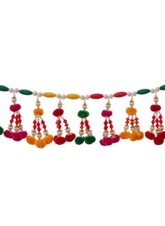 Webelkart Premium Colorful Beads Handmade Door Toran For Door Home Decoration And Diwali Decoration (Multicolored) 36 Inch  - Image 3