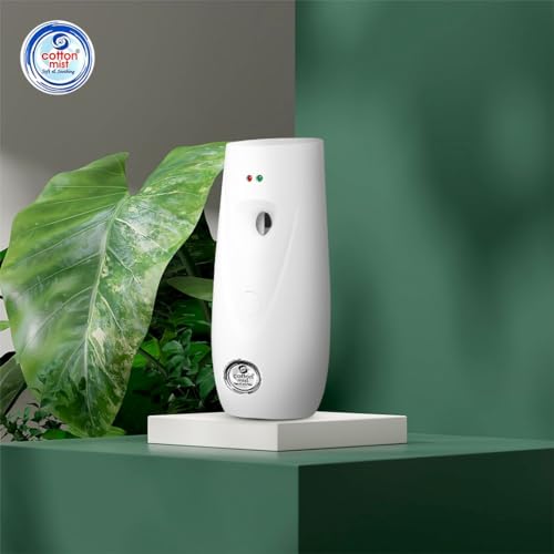 Cotton Mist air freshener automatic spray dispenser Machine-250ml | room air freshener automatic | Wall Mounted Adjustable Aroma Machines Used In Home, Offices, Hotels, Commercial Places & Bathrooms - Image 2