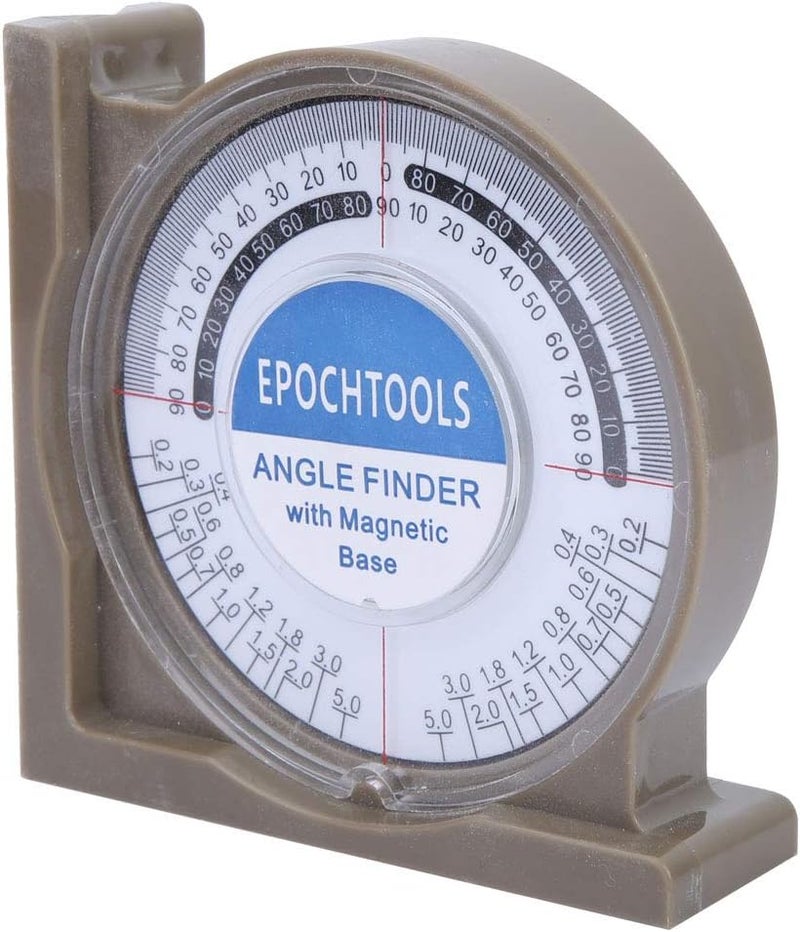 0-360 Degrees Multifunctional Slope Inclinometer Angle Finder, ABS Digital Angle Meter with Transparent Cover for Accurate Measurement in Carpentry and Construction - Image 2