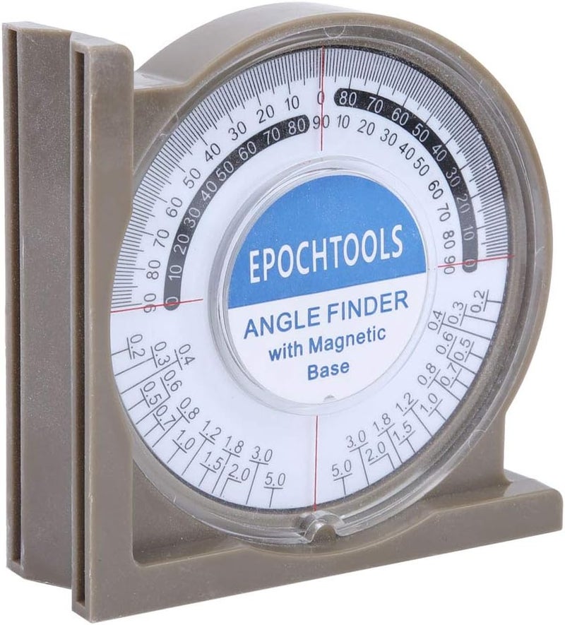 0-360 Degrees Multifunctional Slope Inclinometer Angle Finder, ABS Digital Angle Meter with Transparent Cover for Accurate Measurement in Carpentry and Construction - Image 5