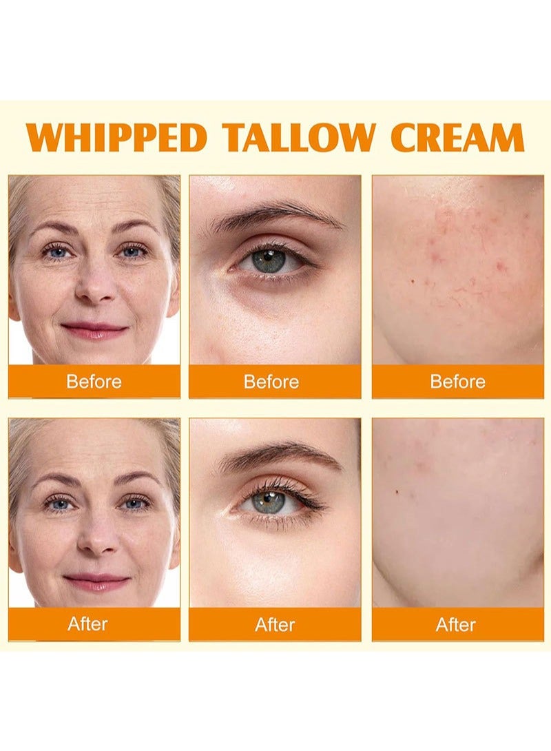 CARVENCHY Beef Tallow Skin Cream,Whipped Tallow and Honey Natural Facial Moisturizer,Organic Beef Tallow Moisturizer,Deep Moisturizing Face and Body Skin Care  - Image 3