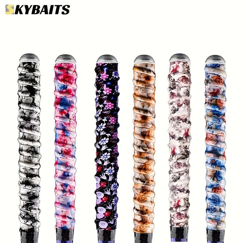 57.09 Inch Sweat Absorbing Non Slip Yellow Grip Wrap For Fishing Rod Badminton Racket Tennis Racket - Image 1