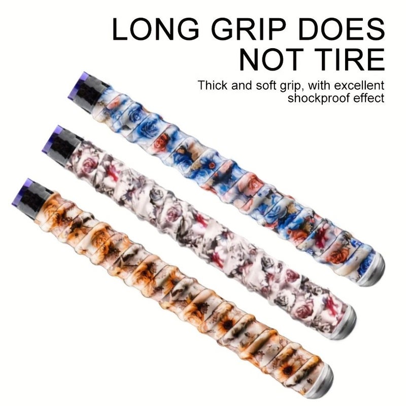 57.09 Inch Sweat Absorbing Non Slip Yellow Grip Wrap For Fishing Rod Badminton Racket Tennis Racket - Image 5