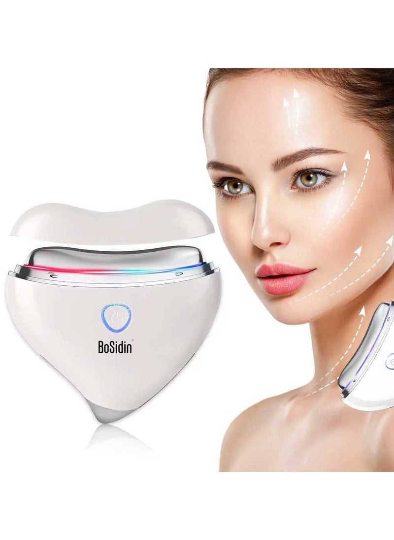 Bosidin - Rechargeable Heart-Shape Tightening and Slimming Device for Face and Body, With EMS Vibration Gua Sha Tool Massager – G95 - Image 1