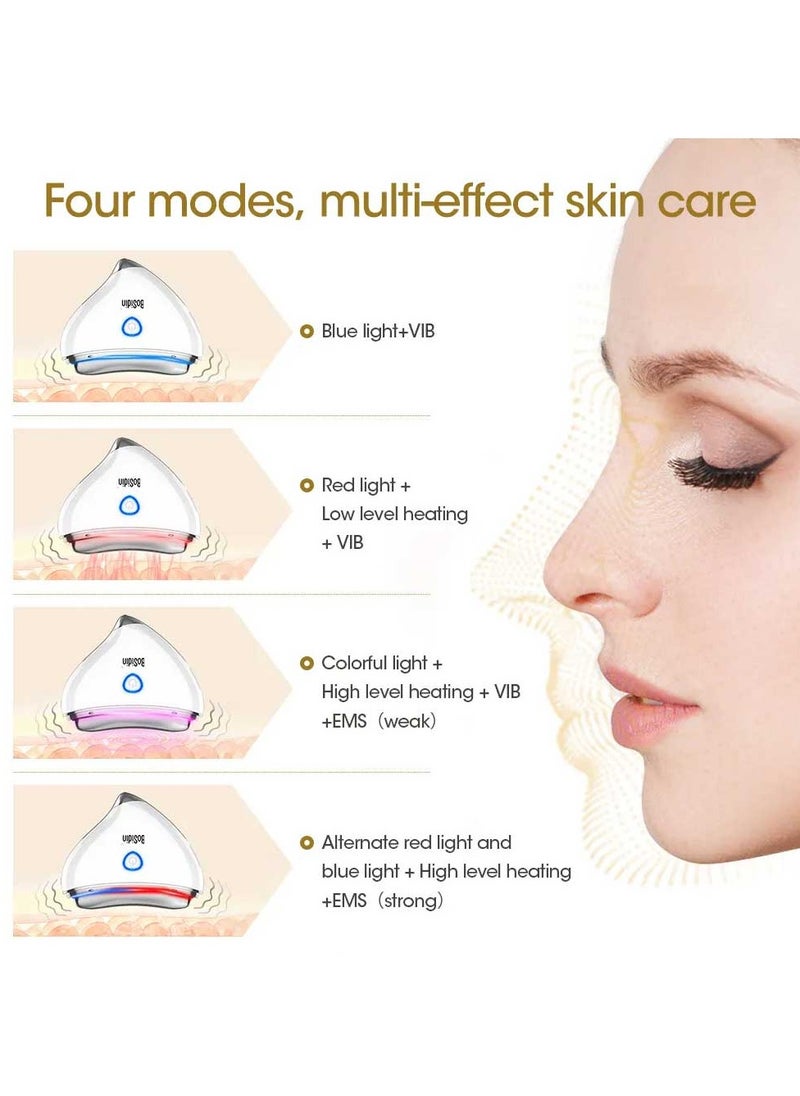 Bosidin - Rechargeable Heart-Shape Tightening and Slimming Device for Face and Body, With EMS Vibration Gua Sha Tool Massager – G95 - Image 1