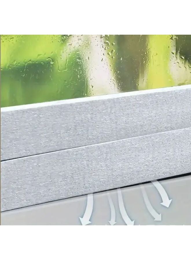 Gray Moisture Absorbing Anti Condensation Window Tape 1 Roll For Glass Plastic Metal - Image 4