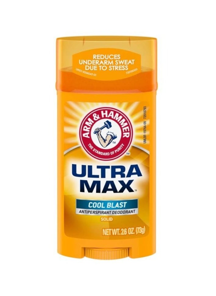 Arm & Hammer Pack Of 4 Ultra Max Cool Blast Antiperspirant Deodorant 73gm  - Image 2