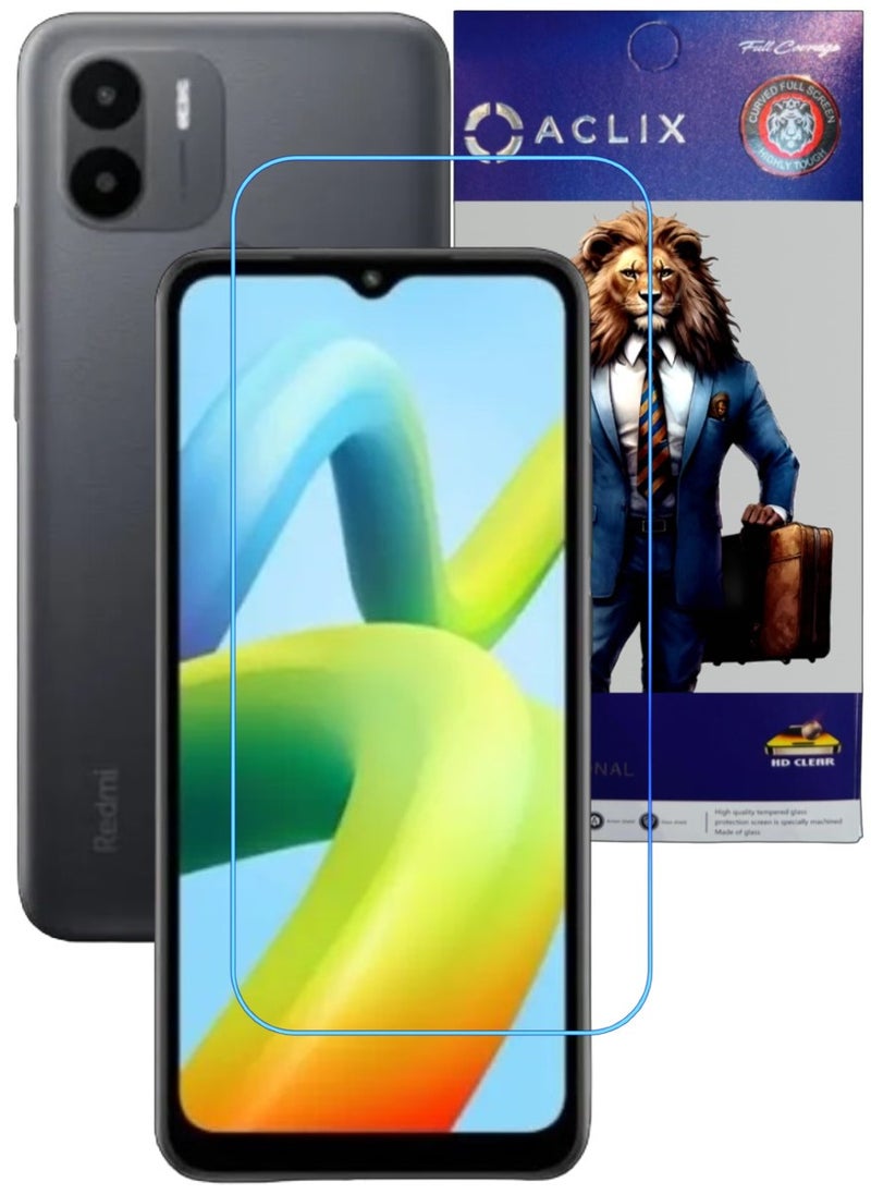 ACLIX Antistatic ESD Dustproof Premium Quality High Definition Clear Tempered Glass Screen Protector Designed For Xiaomi Redmi A1+ - Image 1