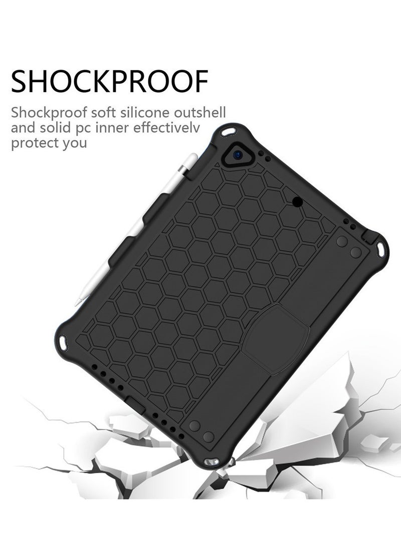 General Case for iPad air4 10.9inch, Techcircle Shockproof [Elastic Hand Strap] Stand EVA Foam Protective Case w/Shoulder Strap Kids Cover for iPad air4 10.9  - Image 3