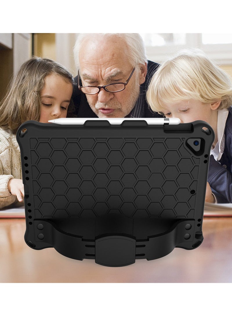 General Case for iPad air4 10.9inch, Techcircle Shockproof [Elastic Hand Strap] Stand EVA Foam Protective Case w/Shoulder Strap Kids Cover for iPad air4 10.9  - Image 4