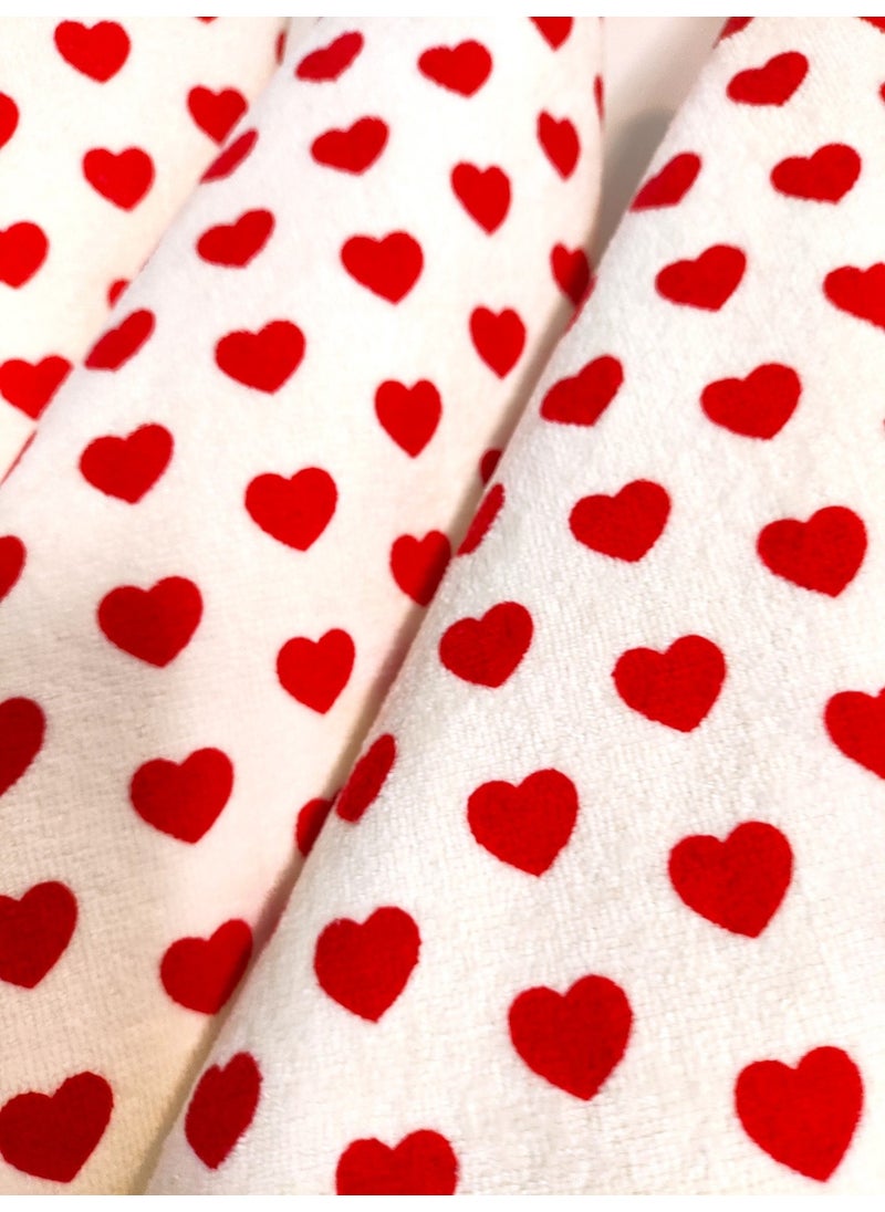 Cnr Garden 4 Piece Kitchen Towel Heart Towel Hand Face Towel Set Drying Cloth 30X50 40X60  - Image 4