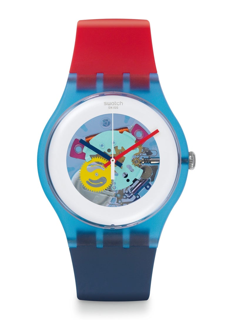Swatch Unisex Color My Lacquered Quartz Movement Water Resistant Wrist Watch - 41 Mm  - Image 2