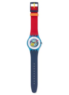 Swatch Unisex Color My Lacquered Quartz Movement Water Resistant Wrist Watch - 41 Mm  - Image 1