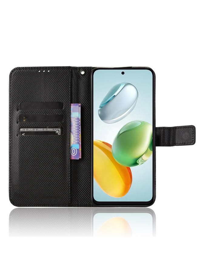 اس-توب جراب هاتف Honor Play 60 Plus مصنوع من الجلد بتصميم ماسي - Image 4