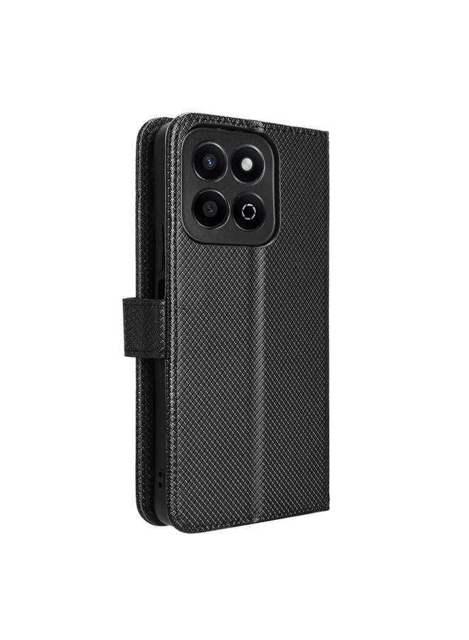 اس-توب جراب هاتف Honor Play 60 Plus مصنوع من الجلد بتصميم ماسي - Image 3