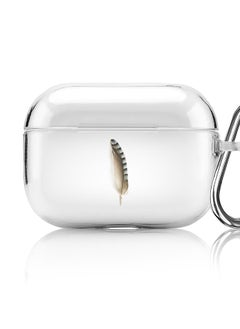 Classic Clear printed Case for Apple AirPods Pro 2nd Generation Thin Transparent Cover [Designed for Apple AirPods Pro 2nd Generation] - Lonely Feather