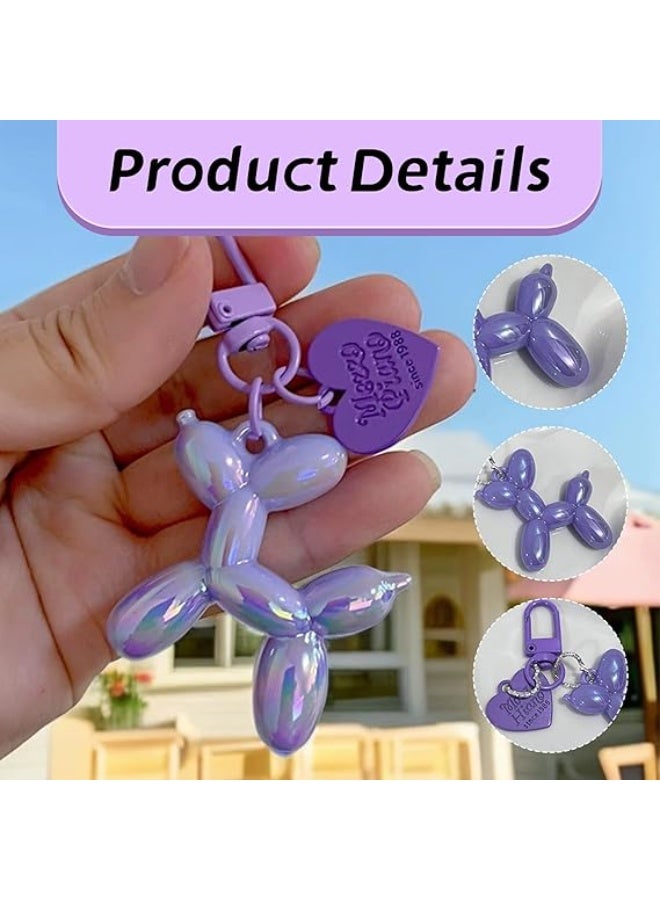 سونسر 5 حزمة من مفاتيح الكلاب الجيلاتينية للسيدات والفتيات، مفاتيح لطيفة لحقيبة اليد، زينة لحقيبة AirPods، حقيبة السيارة، حقيبة الظهر - Image 3