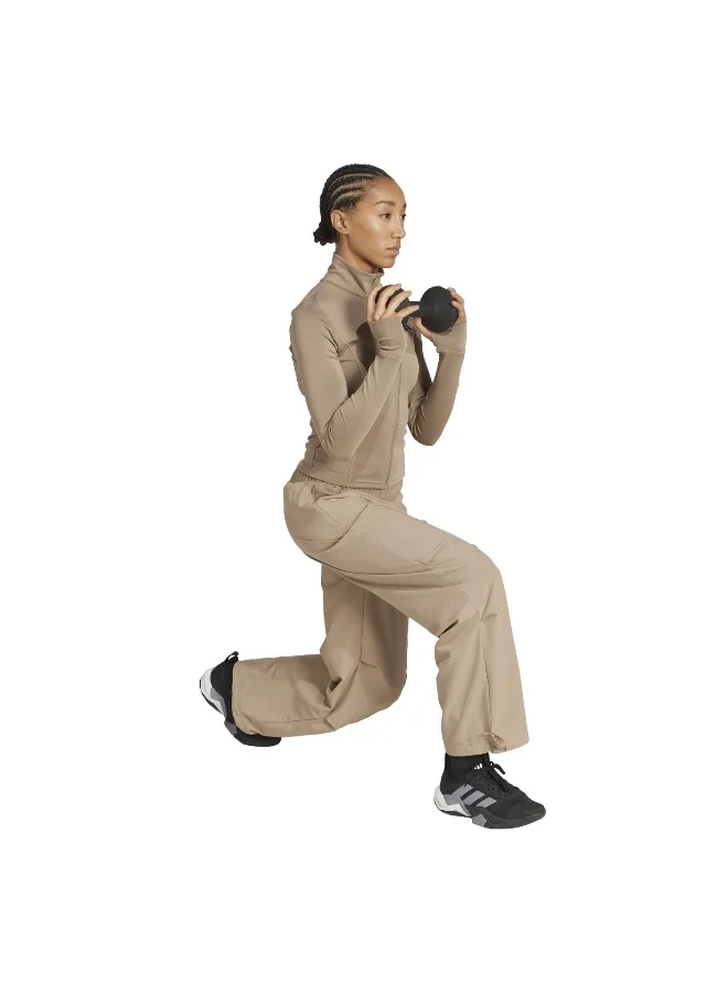 Adidas Adidas We Woven Pan Brown Pants (1/1) Pants For Women