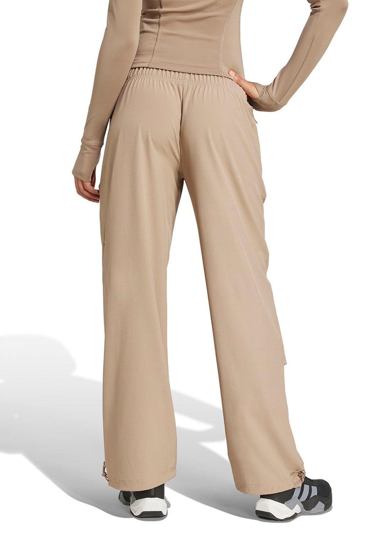 adidas بنطلون أديداس ويف ووفن بان بني للنساء - Image 2