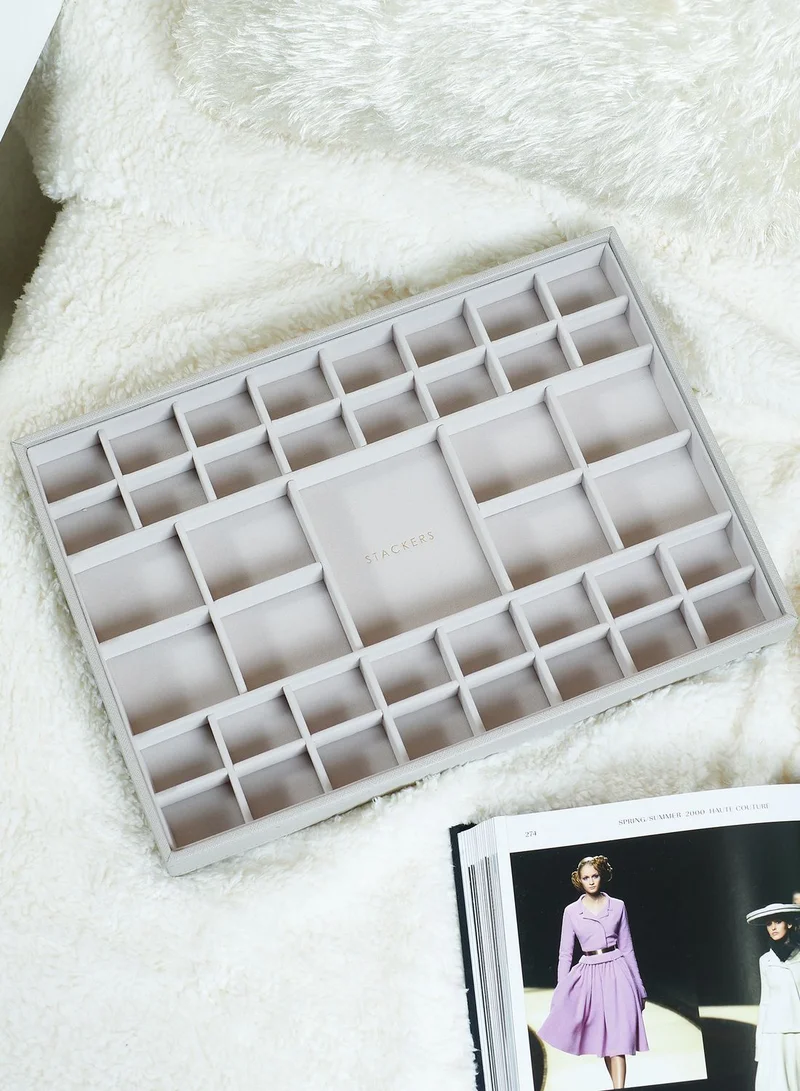 Stackers Taupe Supersize 3 Layer Jewellery Box