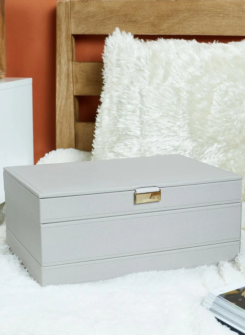 Stackers Taupe Supersize 3 Layer Jewellery Box