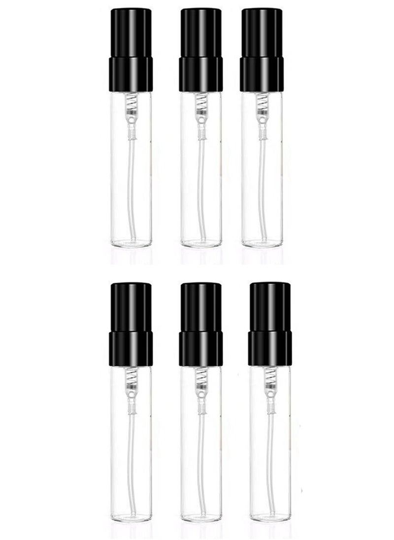 null - 6 قطع زجاجات تستر بخاخ عطور ومستحضرات التجميل فارغه قابله لاعادة الملء - Image 1