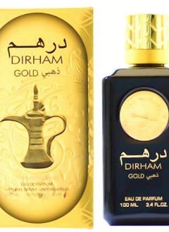Ard Al Zaafaran Perfumes Ard Al Zaafaran Dirham Gold Eau De Parfum Spray, 3.4 Ounce (Unisex)  - Image 1