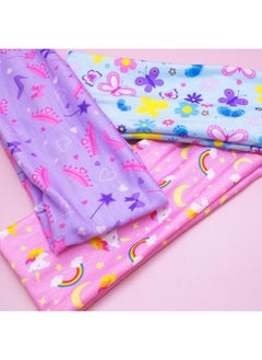 FROG SAC FROG SAC 3 Toddler Headbands for Girls, Wide Elastic Cloth Hair Bands for Kids, Soft Stretch Fabric Head Band Hair Accessories for Children, Cute Sports Yoga Unicorn Butterfly Little Girl Headband  - Image 5