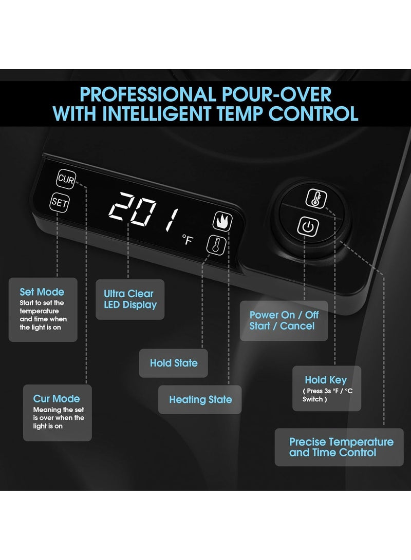 KT10 PRO Electric Kettle 1L (Black) - Image 5