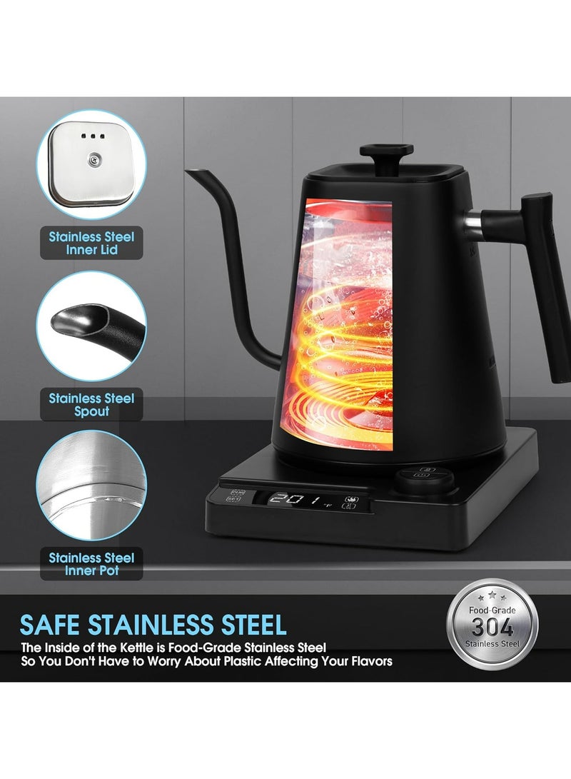 KT10 PRO Electric Kettle 1L (Black) - Image 3