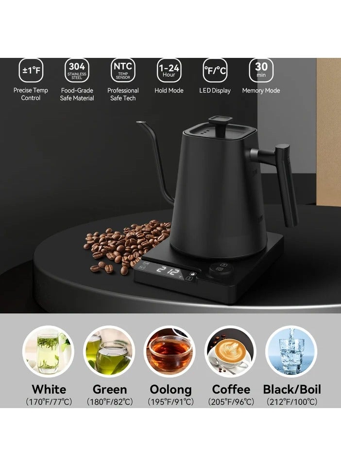 KT10 PRO Electric Kettle 1L (Black) - Image 2