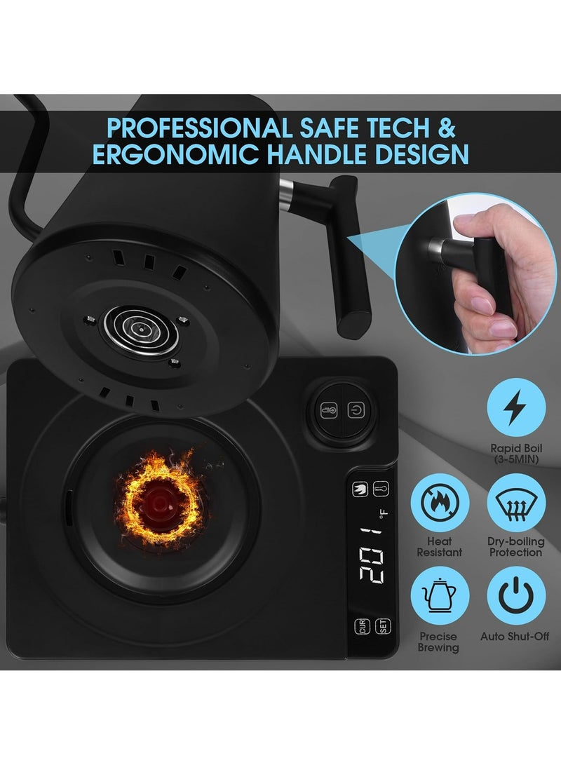 KT10 PRO Electric Kettle 1L (Black) - Image 4