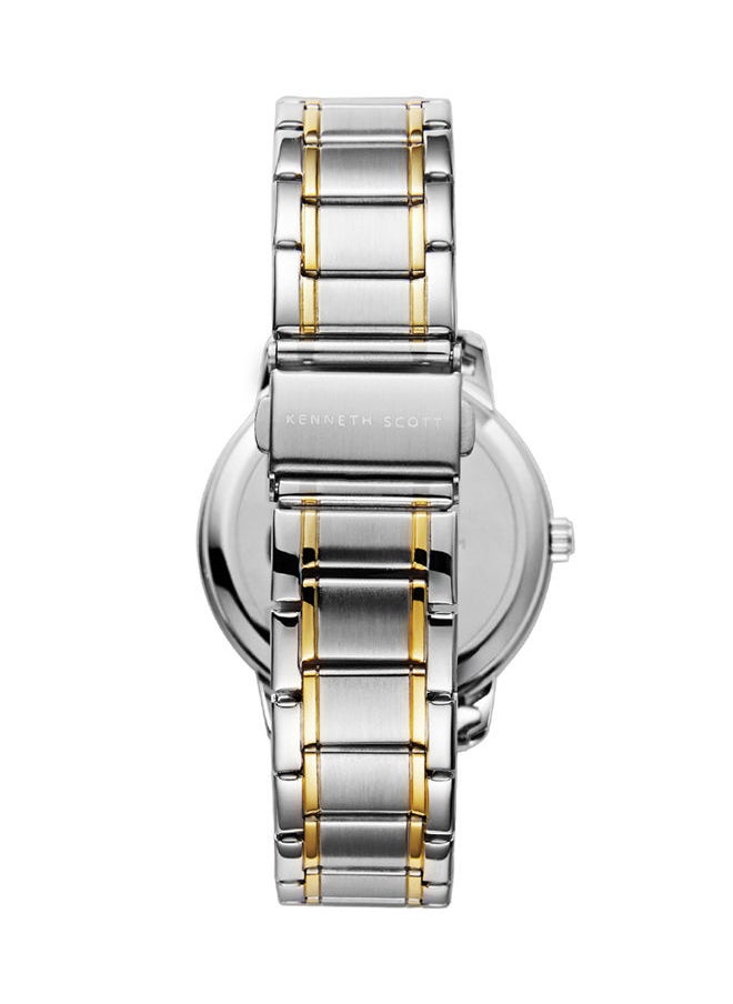 KENNETH SCOTT - Stainless Steel Analog Wrist Watch K22027-TBTW - Image 1