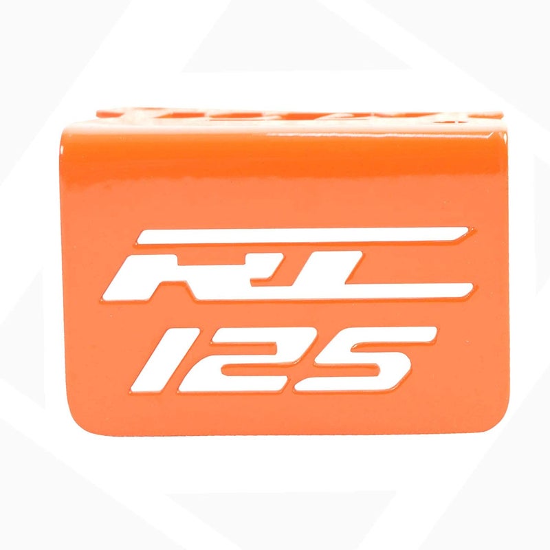Genericc Autobrand - Front Disc Brake Fluid Reservoir Cap Cover Guard Protector for KTM All Model (Orange KTM RC 125) - Image 1
