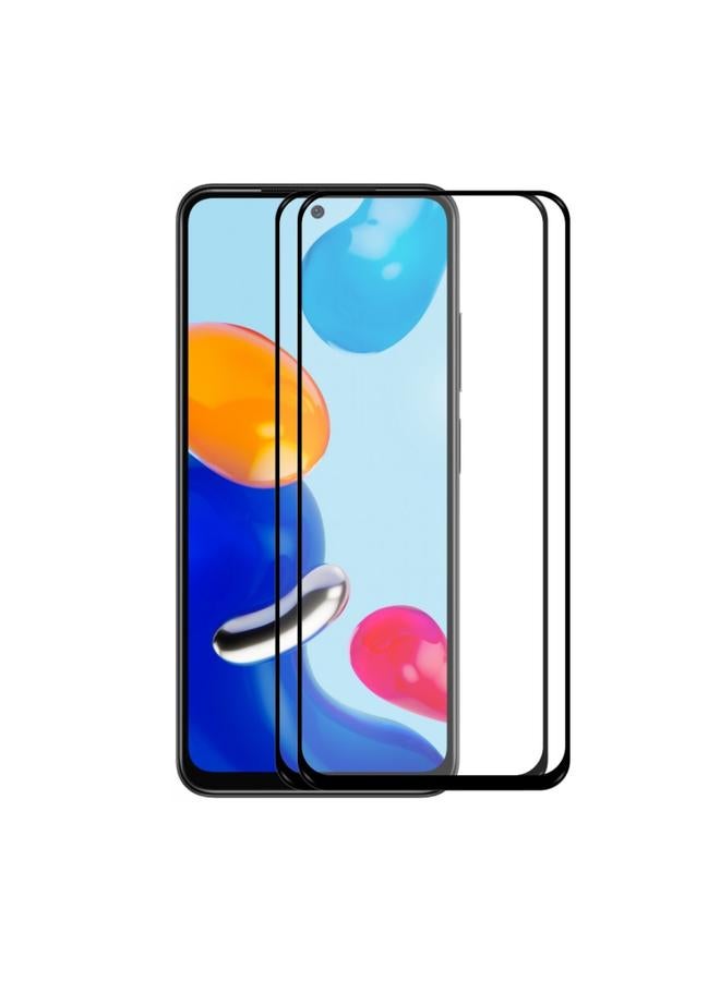 Green Tiger 2 PCS Xiaomi Redmi Note 11S 5G Note 11T 5G ENKAY Full Glue 0.26mm 9H 2.5D Tempered Glass Full Film - Image 1