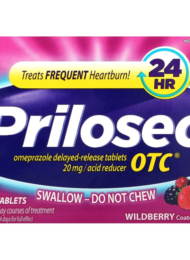 Prilosec Otc Wildberry 20 Mg 42 Tablets 