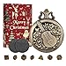 Keller & Weber Mini DND Dice Set with Steampunk Hollow Bard Pocket Watch Shell Case 7 PCS Metal Polyhedral DD Dice Set Xmas Gift with Gift Box Role Playing Board Game Accessories Bronze - Image 2