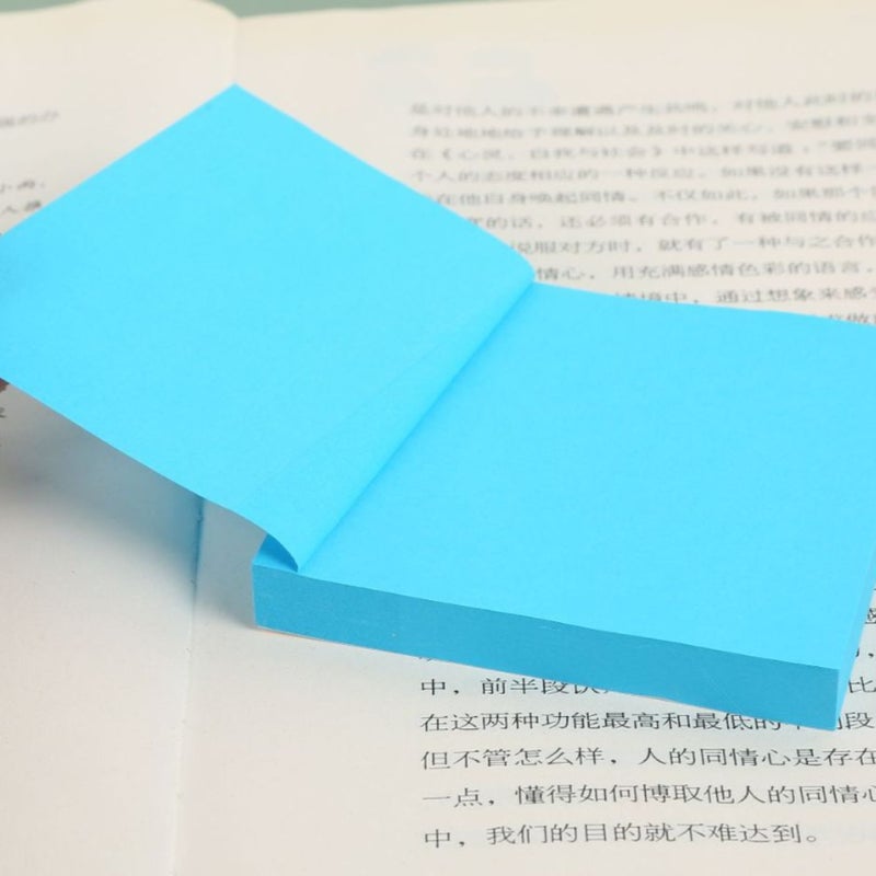 Fluorescent Color Self-Adhesive Post-It Notes N Times Note Paper Creative Student Office Message Note Pad - Image 4