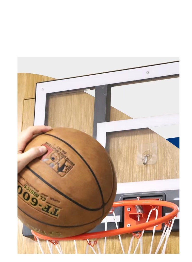TRAMPOLINEPRO Portable Basketball Hoop Goal System  Adjustable 44in Backboard, Detachable Mobile Basketball Stand for Kids/Adults Indoor Outdoor Adjustable 236 CM - Image 2