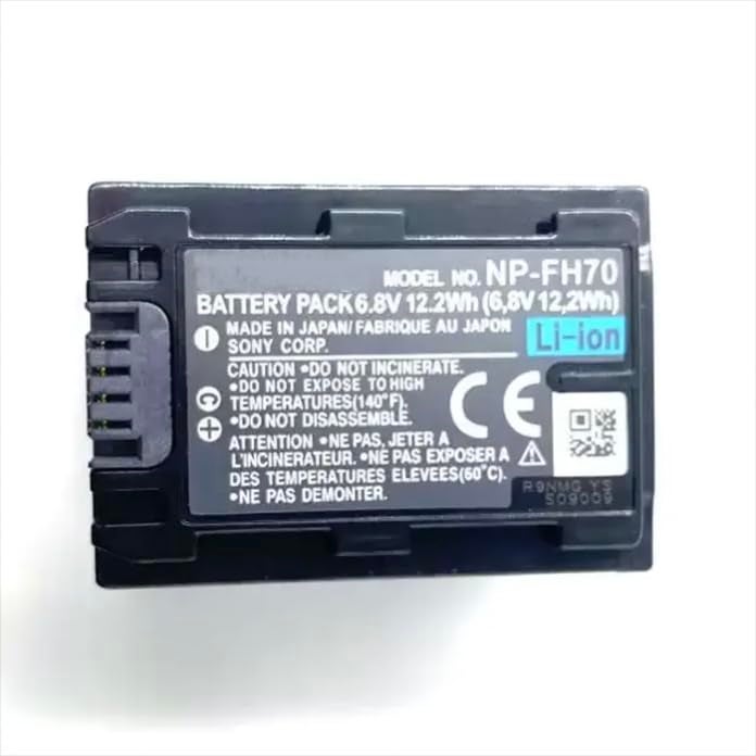 SKPM Replacement Battery Compitable for Sony NP-FH70 Battery (6.8V 12.2Wh - 1800mAh) - Image 3