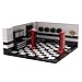 Fangool Car Showroom Building Blocks Set Compatible with Custom Car Garage 60389 Parking Champion Car Display Garage Model Toy Set 315 Pcs Gifts for Adult - Image 2