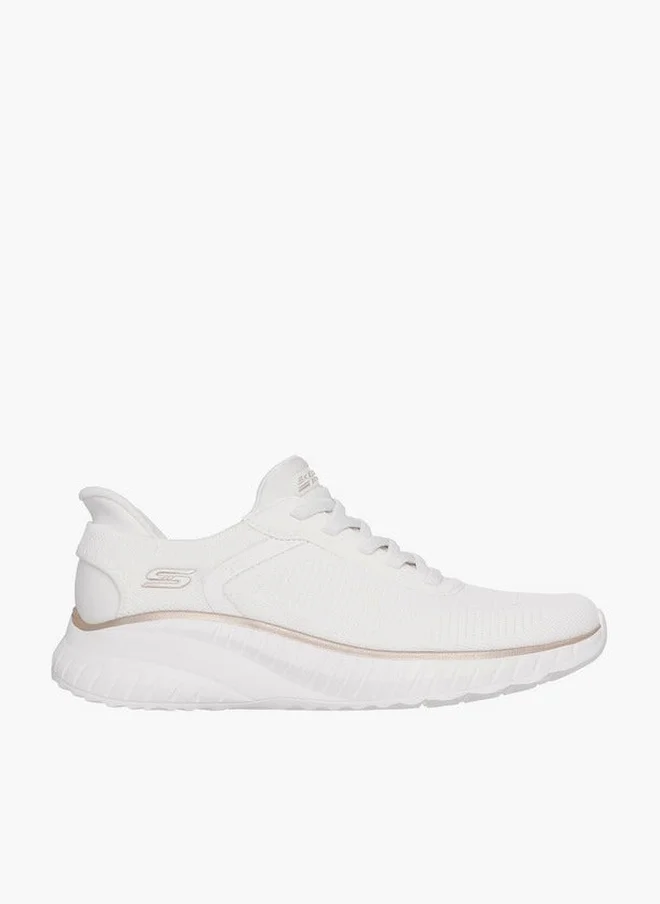 SKECHERS Women Bobs Squad Chaos Slip-On Sports Shoes