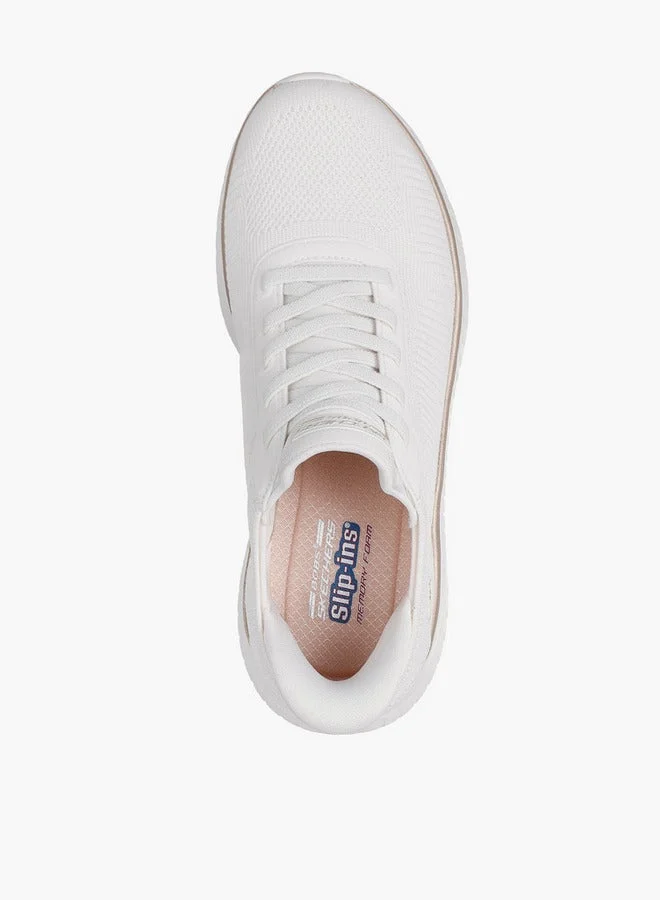 SKECHERS Women Bobs Squad Chaos Slip-On Sports Shoes