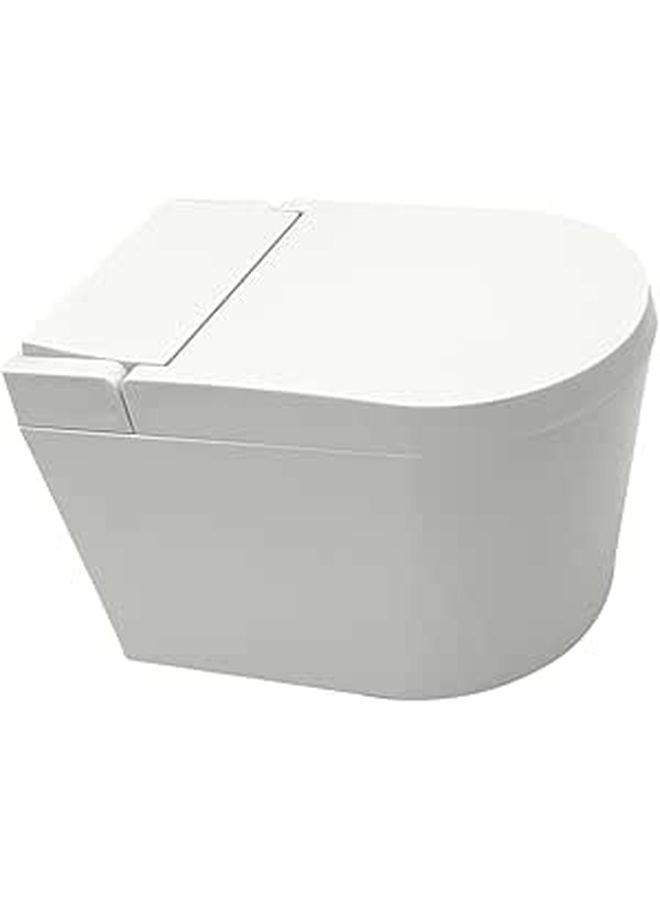 Elegant White Windproof Ashtray With Lid For Indoor Decor - Image 1