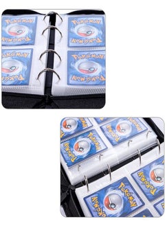fashionhome Carrying Case Binder for Cards Pokemon Cards Holder Card Collector Album Holder Fits 400 Cards with 50 Removable Sheets Card Binder Collector Album Storage Book Folder for Trading Cards  - Image 3