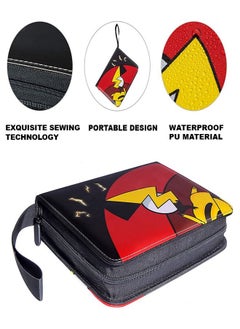fashionhome Carrying Case Binder for Cards Pokemon Cards Holder Card Collector Album Holder Fits 400 Cards with 50 Removable Sheets Card Binder Collector Album Storage Book Folder for Trading Cards  - Image 2