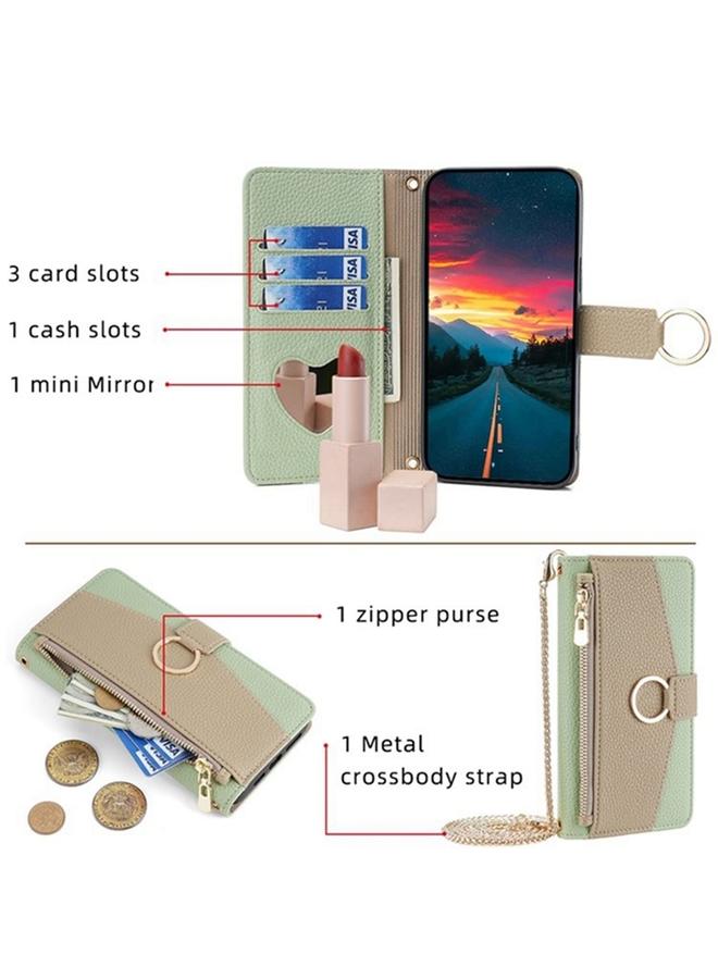 اس-توب جراب هاتف OnePlus Nord 2 5G Crossbody جلدي بملمس الليتشي - Image 3