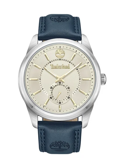 تمبرلاند Timberland Northbridge Watch For Men With Blue Leather Strap 45MM 5 ATM - TDWGA0029701