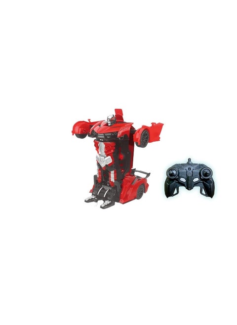 Mindscope Turbo Twister 2 in 1 Red Morpher RC Car That transforms into a Robot