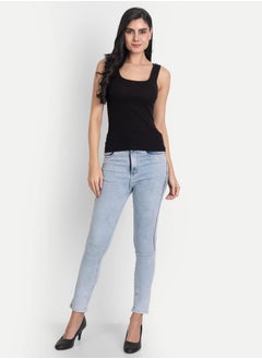 Aimly Aimly Women's Cotton Camisole Slip Black 1015 Pack of 2  - Image 5